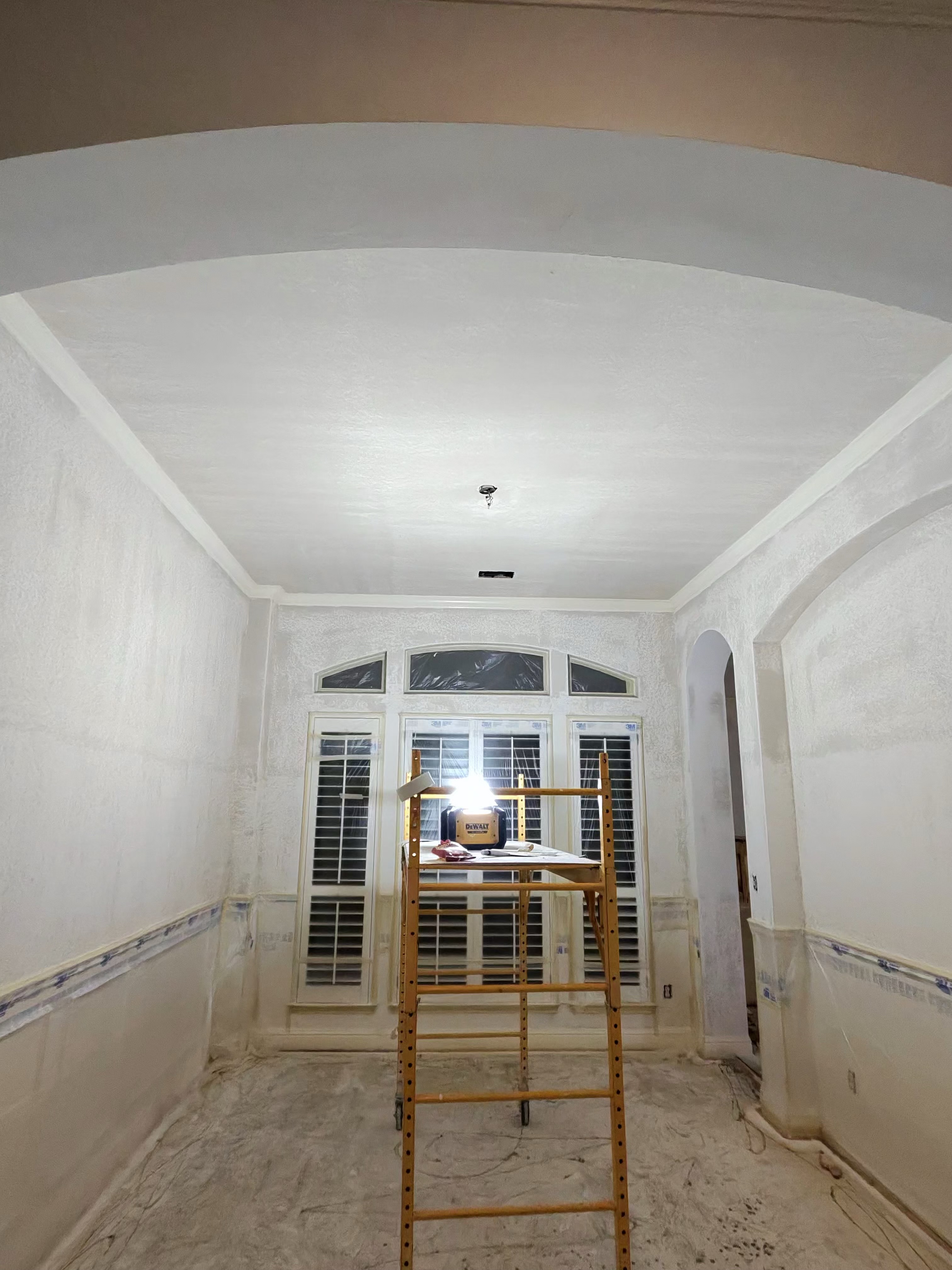 Barrel ceiling scaffold