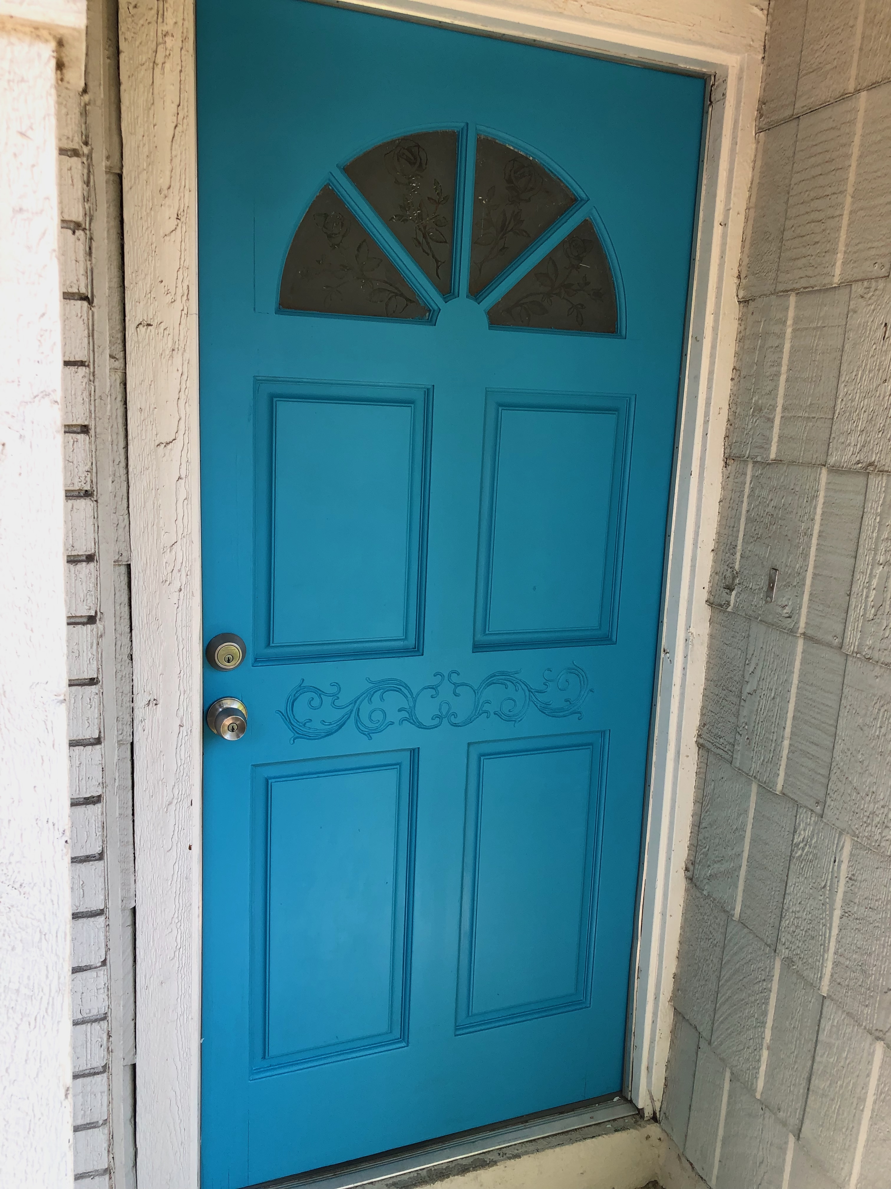 Exterior door painting